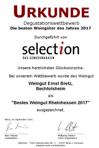 Selection 2016
